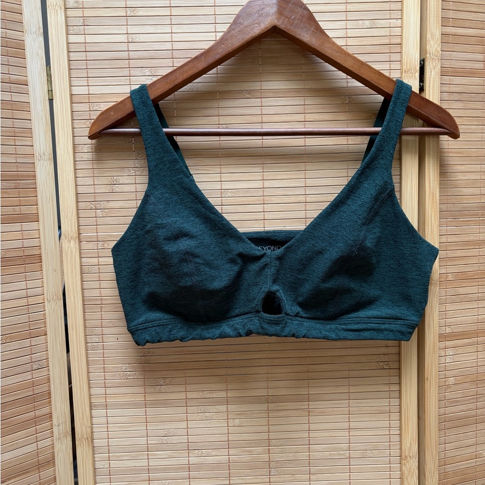 Beyond Yoga Dark Green Bralette